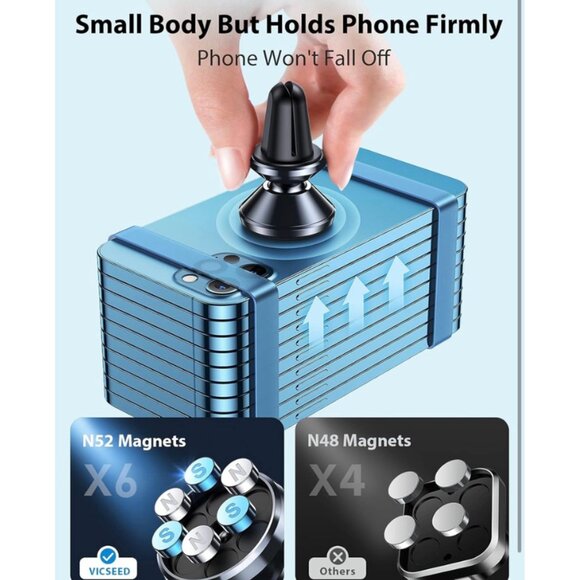 VICSEED Magnetic Phone Holder Car Vent Mount - Picture 7 of 10